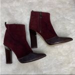 Reed Krakoff Maroon Heeled Boots Purple Size 9.5 Photo 2