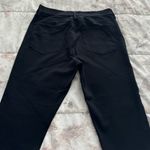 Ann Taylor  black straight leg mid rise pants, size 10 office business casual Photo 14