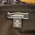 Lands' End  classic minimalism black cotton button-down cardigan sweater Size 3X Photo 5