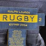 Ralph Lauren Vintage Rugby Navy Wool Blazer Gold Crest Buttons Size 2 Classic Photo 10