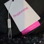 Beginning Boutique  Black Sequin Long Sleeve Dress Photo 5