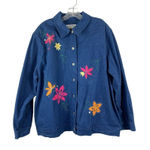 Alfred Dunner  Women's Floral Denim Jacket Photo 0