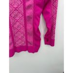 Athletic Essentials Cowl Neck Pullover Size L Pink Workout Running Sweatshirt Size L Photo 2