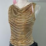 American Vintage Vintage Y2K Coolwear Sequin Stripe Retro Cubbing Top Womens Size Small Photo 1