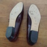 Bally Ladies' Cordovan Colored Leather Flats 8.5M Red Size 8.5 Photo 2