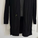 Eileen Fisher  Merino Wool Cardigan Size Small Petite Black Leightweight Photo 6