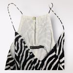 ViX Paula Hermanny Fiorella Black Nora Mini Romper Zebra Print NWOT Size M Size M Photo 3