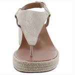 Vionic Kirra Wedge Sandals Ankle Strap Open Toe Cream Jute Shoes Size 7.5 Womens Photo 5