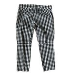 J CREW Winnie Blue White Gingham Plaid Ankle Pants Size 10 Photo 2