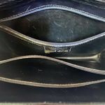 Nordstrom Vintage Black Leather Box Purse Crossbody Handbag - Made in Italy Photo 8