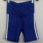 Wilo Cross Front Polka Dot Biker Short Blue/White Size XS Blue Photo 0
