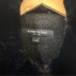 Kenneth Cole Women's Full Zip Fur Collar Boucle Wool Coat Sz Large MSRP $340 NWT Photo 2