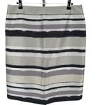 Hugo Boss Boss Vistripy Textured Stripe Neutral Pencil Skirt size US 8 Photo 0