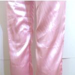 Pink Satin Feather Trim Pajama Pants Sz S NWOT Photo 5