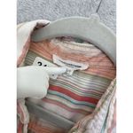 Lounge Beach Lunch  Button Down Shirt Sleeveless Striped Size Small Tie Front Photo 7