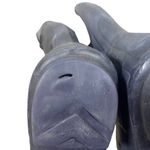 Hunter Navy Blue Rubber Classic Tall Winter Snow Rain Boots Women Sz 6 Photo 7