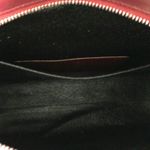 Vintage Authentic Burgundy Croc Shoulder Bag Red Photo 13