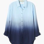 Xirena • Beau Ombré Shirt in Dawn Bleu cotton poplin dip dye button down Photo 3