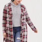 Torrid Plaid Trench Coat - Size 18/20 (2) Photo 0