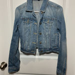 American Eagle VINTAGE Jean Jacket Small Coat Denim S AE Light Wash VTG Photo 0