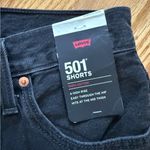 Levi's Levi’s 501® Mid Thigh Denim Shorts in Lunar Black Size 30 NWT 100% Cotton Photo 3