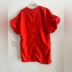 Banana Republic Red Linen Tunic Top Size M Photo 5