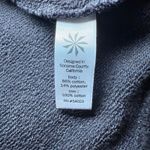 Athleta Black Drape Neck Snap Closure Sweatshirt Cardigan Women's Medium Photo 9