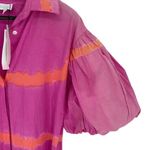 WKND Womens Collared Puff Balloon Sleeve‎ Frock It Dress Pink Size Large NWT Photo 4