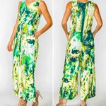 NWOT IC Collection Green Abstract Tie Photo 1