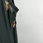 Sundance  Jeweled Dreams Dress Midi Tank Slip Embroidered Side Zip Green XS Photo 2