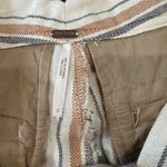 Free People  Striped Linen Beachy Wide Leg Pants Trousers - Size 2 Photo 7