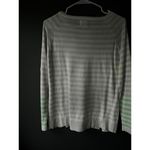 WISPR Gray and White Striped Long Sleeve Top with Contrasting Sleeves size XS Photo 3