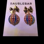 *New* Bauble Bar Ornament CZ Drop Earrings Photo 1