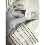 Madewell  Cotton Linen Blend Mini Skirt Womens Size 4 Ivory Pinstriped Lined Photo 5