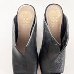 Vince Camuto Leather Block Heel Open Toe Slides Photo 4