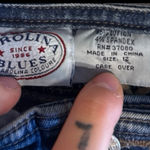 Carolina Blues Denim lace up jeans Photo 1