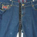 COOGI Vintage  Jeans Womens 18W (37x31) Blue Dark Wash Y2K Embroidered Photo 13
