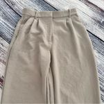Abercrombie & Fitch  Pleated Beige Wide Leg Women's Pants Photo 2