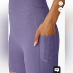 Beyond Yoga NWT  Get Up and Go Spacedye Periwinkle Heather Pocket Biker Jumpsuit Photo 3