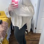 Forever 21 Lavender Sketch Beige Sweater With Pocket Photo 6