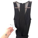 WAVERLY GREY‎ Mesh Back Straight Leg Jumpsuit Black NWT Sz 2 Photo 4