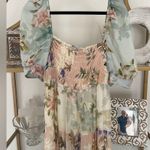 Yumi Kim Zofia Maxi Dress size XL nuuly floral cap sleeve square neck tiered Photo 7