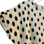 UT Uniqlo Women's XS Black Polka Dot Scandinavian Knee Length Dress Flaw Photo 4