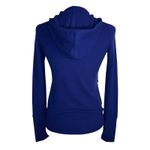 J.Crew Italian Cashmere Hoodie XS Blue 100% Full Zip Sweater Jacket FA07 Photo 6