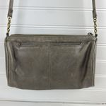 HOBO Intl Vintage Hide Leather Crossbody Shoulder Purse Topaz Whipstitch Taupe Tan Photo 2