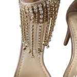Adrienne Vittadini Adrienne Vitadini rose gold rhinestone fringe high heels Photo 4