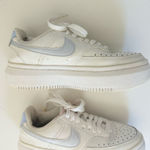 Nike Court Vision Alta Ltr Women’s Size 6.5 White/Silver Photo 0