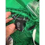 Sincerely Jules Fringe Halter Top and Skirt Set Women's Size small Green Photo 7