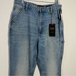 Lee  Vintage Modern High‎ Waisted DungareeCarpenter Ankle Jeans Size 31 Photo 1