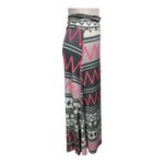 Vanilla Bay Aztec Tribal Maxi Skirt Gray Pink Chevron Boho Foldover Waist S Photo 1